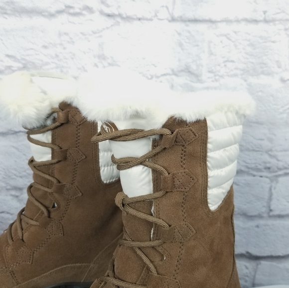 The north face Nuptse Purna II boots brown new size 10 - Picture 7 of 14